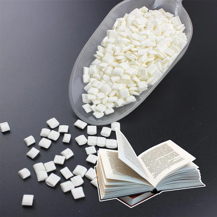 Varm smelte granulatlim for bokbinding